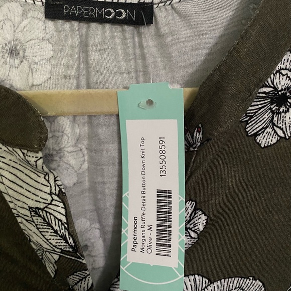 Papermoon Ruffle detail button down - Picture 4 of 4